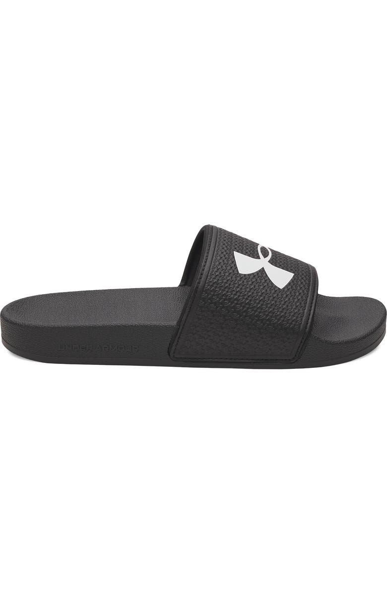 Under Armour UA ARMR Slide Sandal, Alternate, color, Black / Black / White