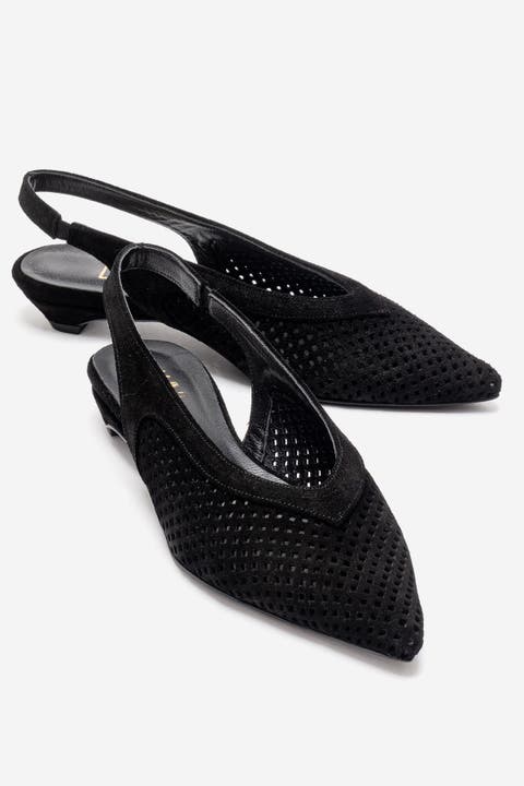 Lieve Leather Slingback Pump