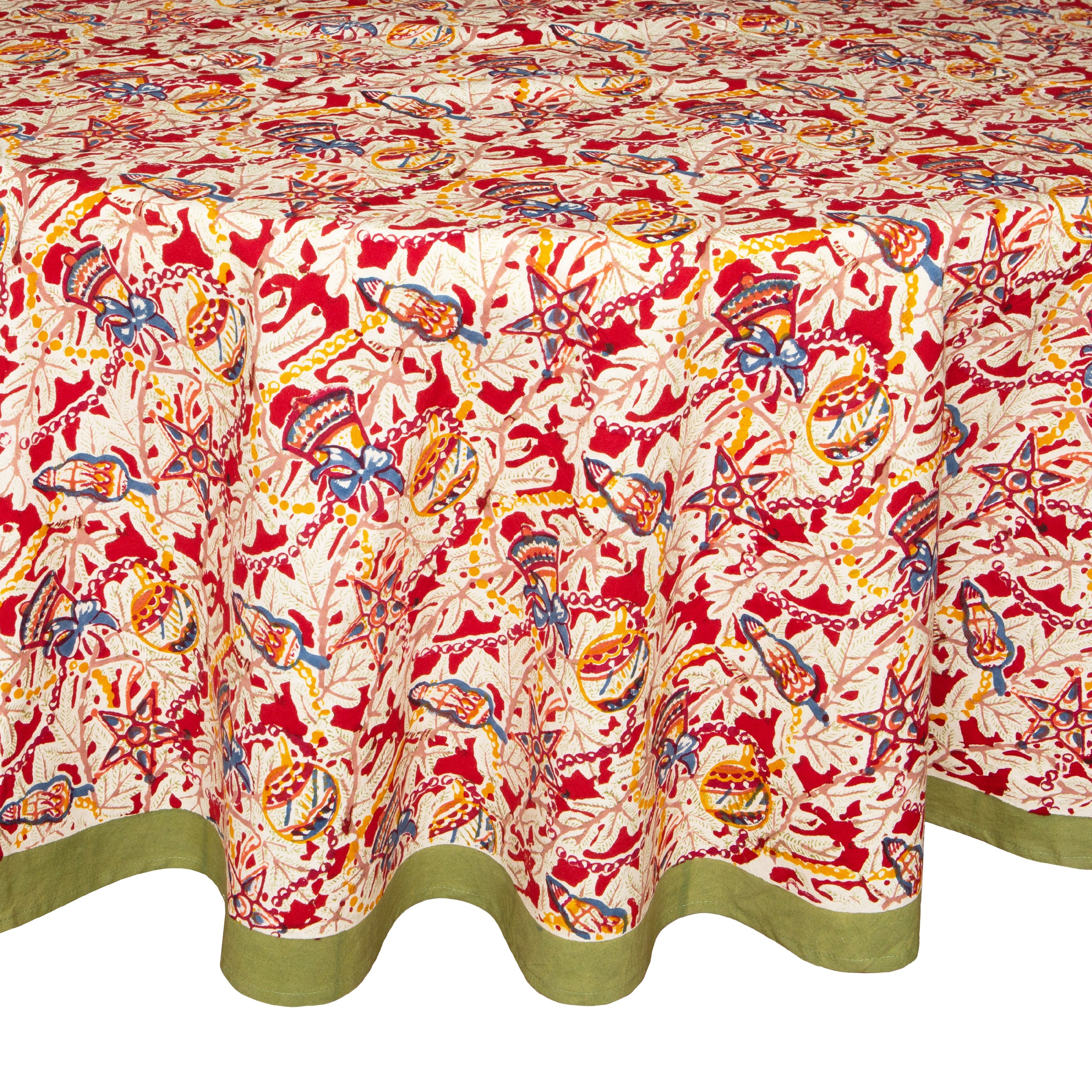 selected Red/Green 70" Round