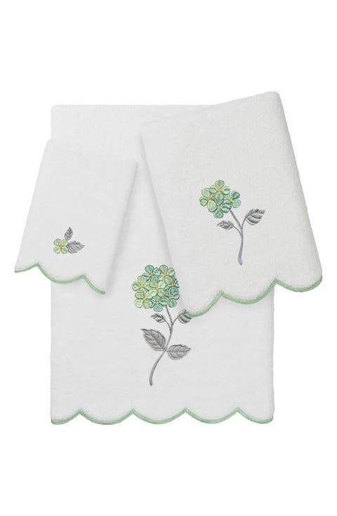 Hydea Scallop 3-Piece Towel Set