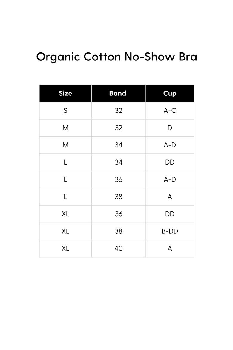 Organic Cotton No-Show V-Scoop Bra, Alternate, color, Sage