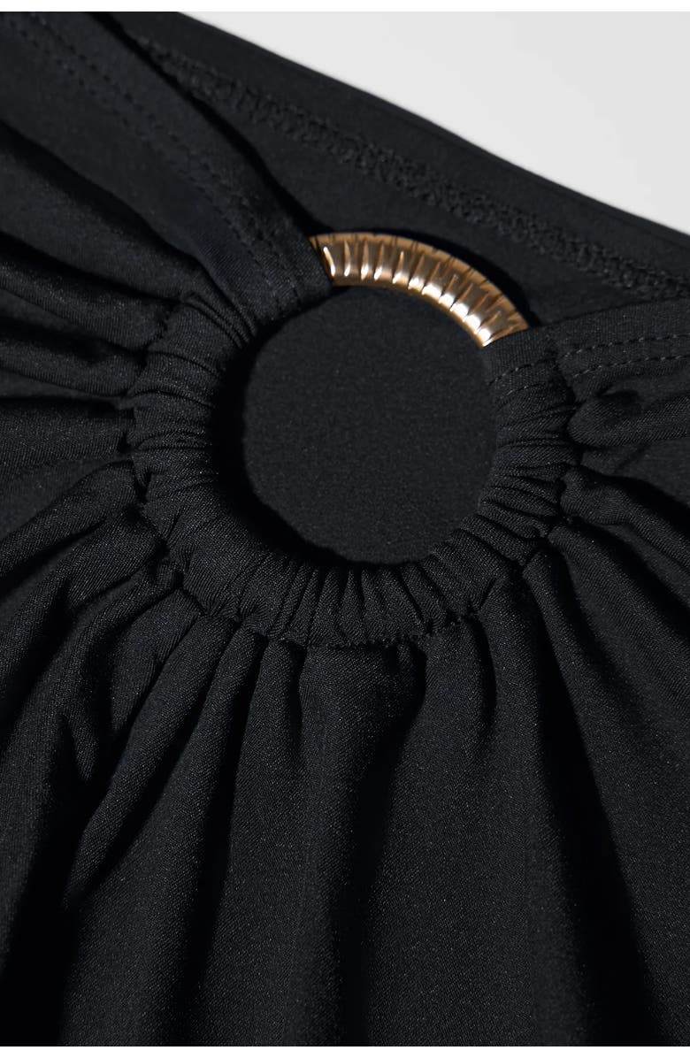 TA3 Ring Detail Mini Cover-Up Skirt, Alternate, color, Black