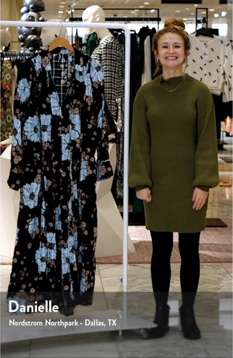 Back at It Floral Print Long Sleeve Maxi Dress, sales video thumbnail