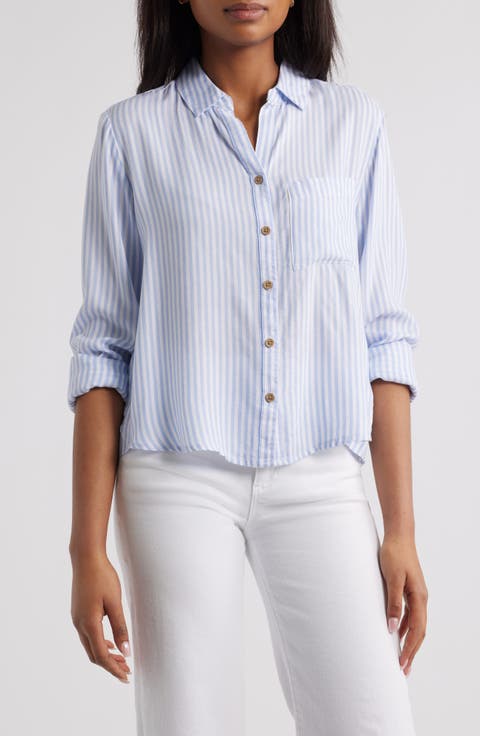 Candace Stripe Button-Up Shirt