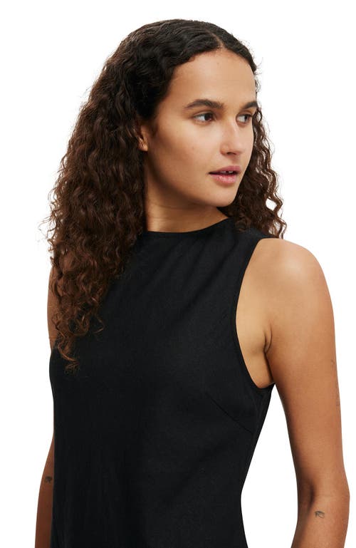 Cotton On Haven High Neck Mini Dress In Black