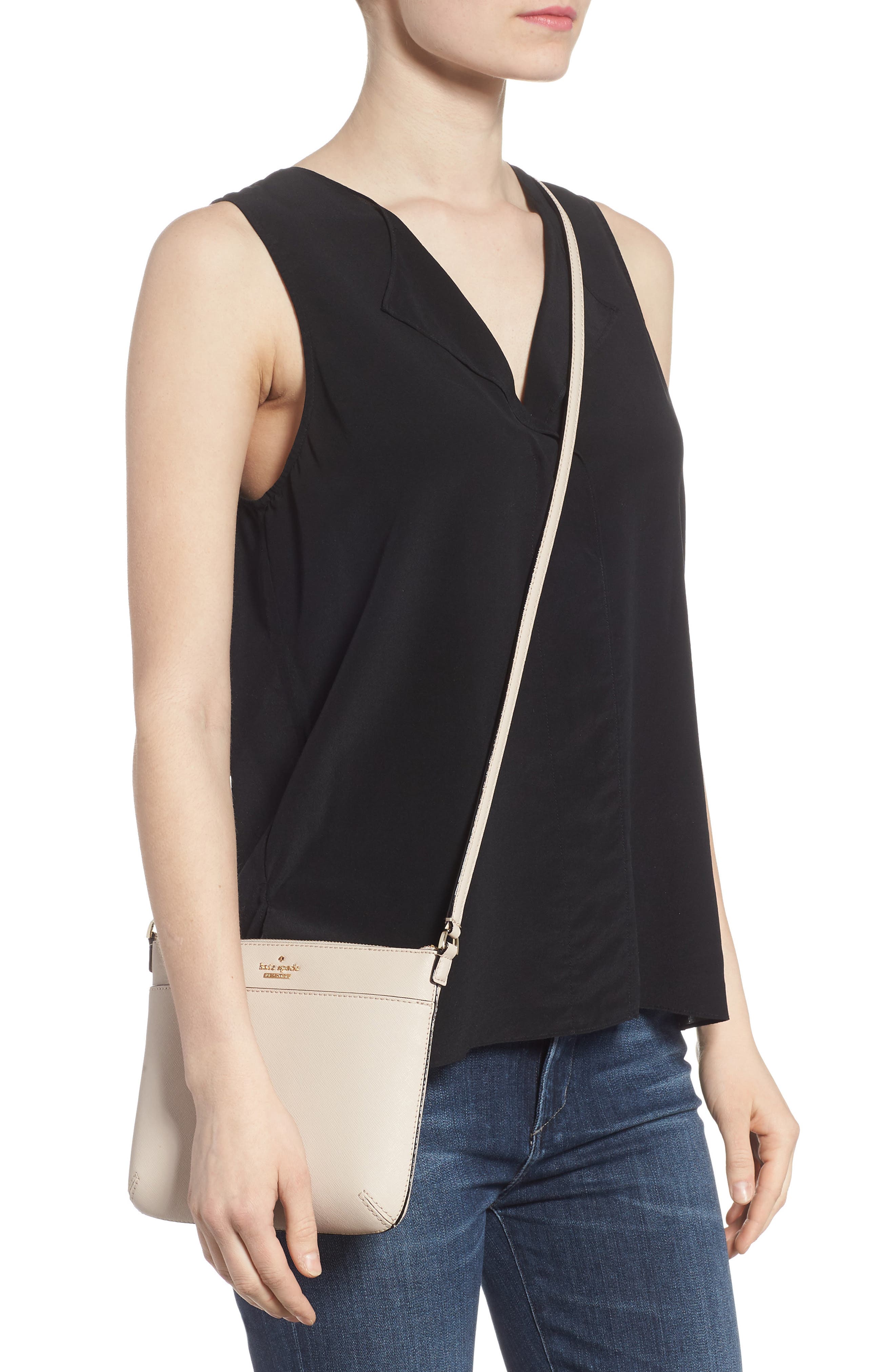 Kate Spade New York cameron street - tenley leather crossbody bag, Alternate, color, 