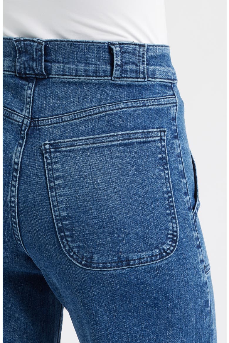 Modern Pocket High Waist Wide Leg Jeans, Alternate, color, EASE
