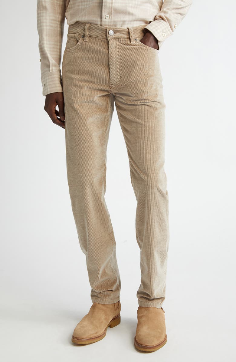 ZEGNA Cashco Five Pocket Corduroy Pants, Main, color, Piedicavallo