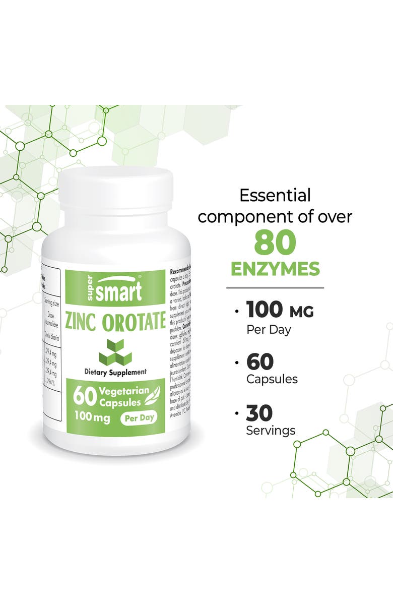 SuperSmart Zinc Orotate Supplement, Alternate, color, NO COLOR