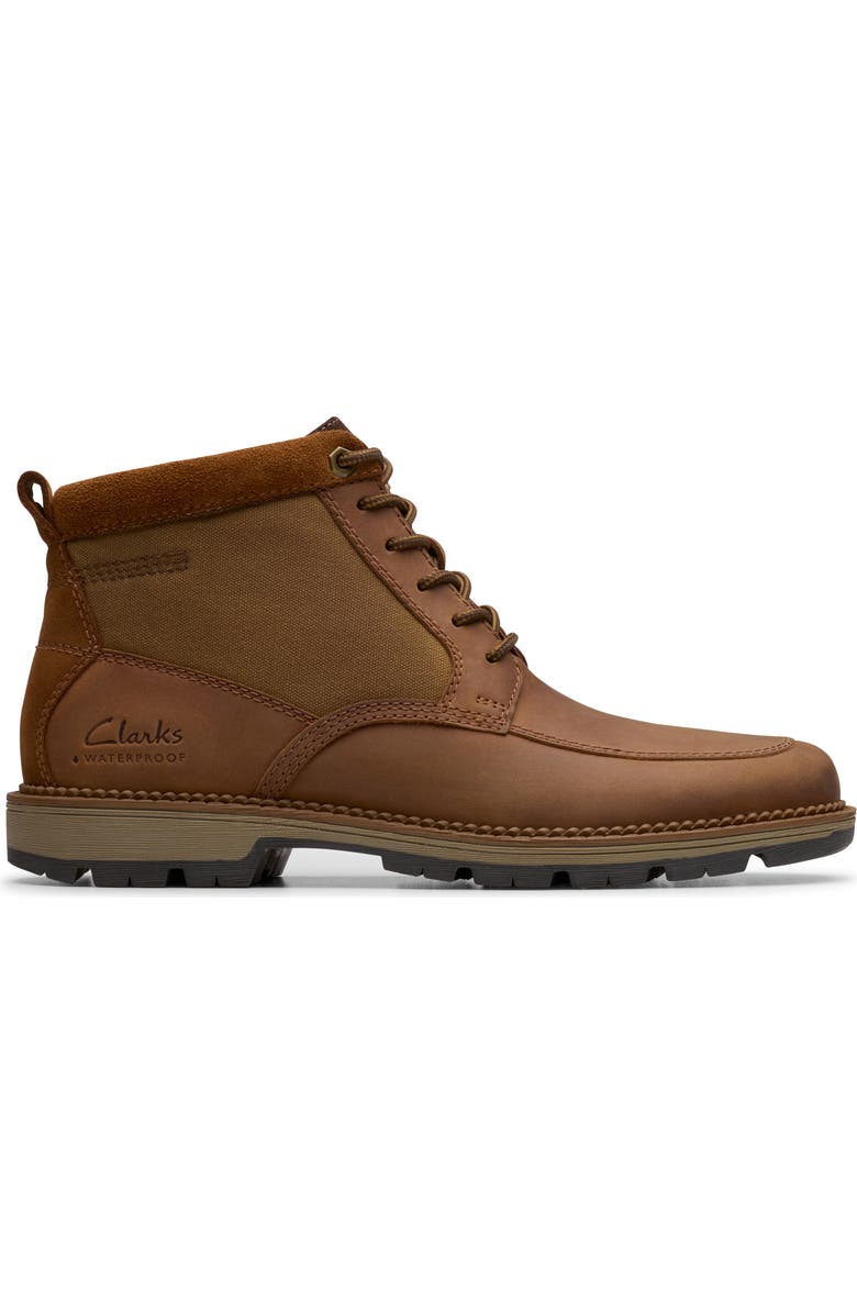 Clarks<sup>®</sup> Maplewalk Rise Boot, Alternate, color, Dark Tan Leather
