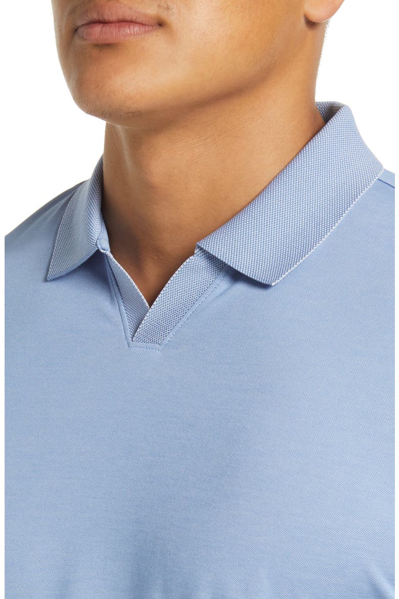 Casey Johnny Collar Polo, Alternate, color, SOFT CHAMBRAY