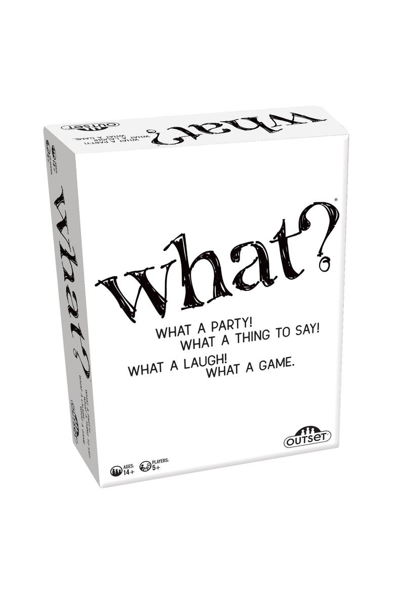 What? Party Game, Answer Silly Questions & Guess Who Said What, 14+, Main, color, Multicolored