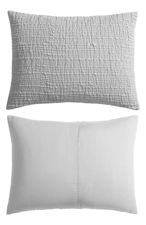 Kenneth Cole New York Serenity Waves Duvet Cover & Sham Set In Grey