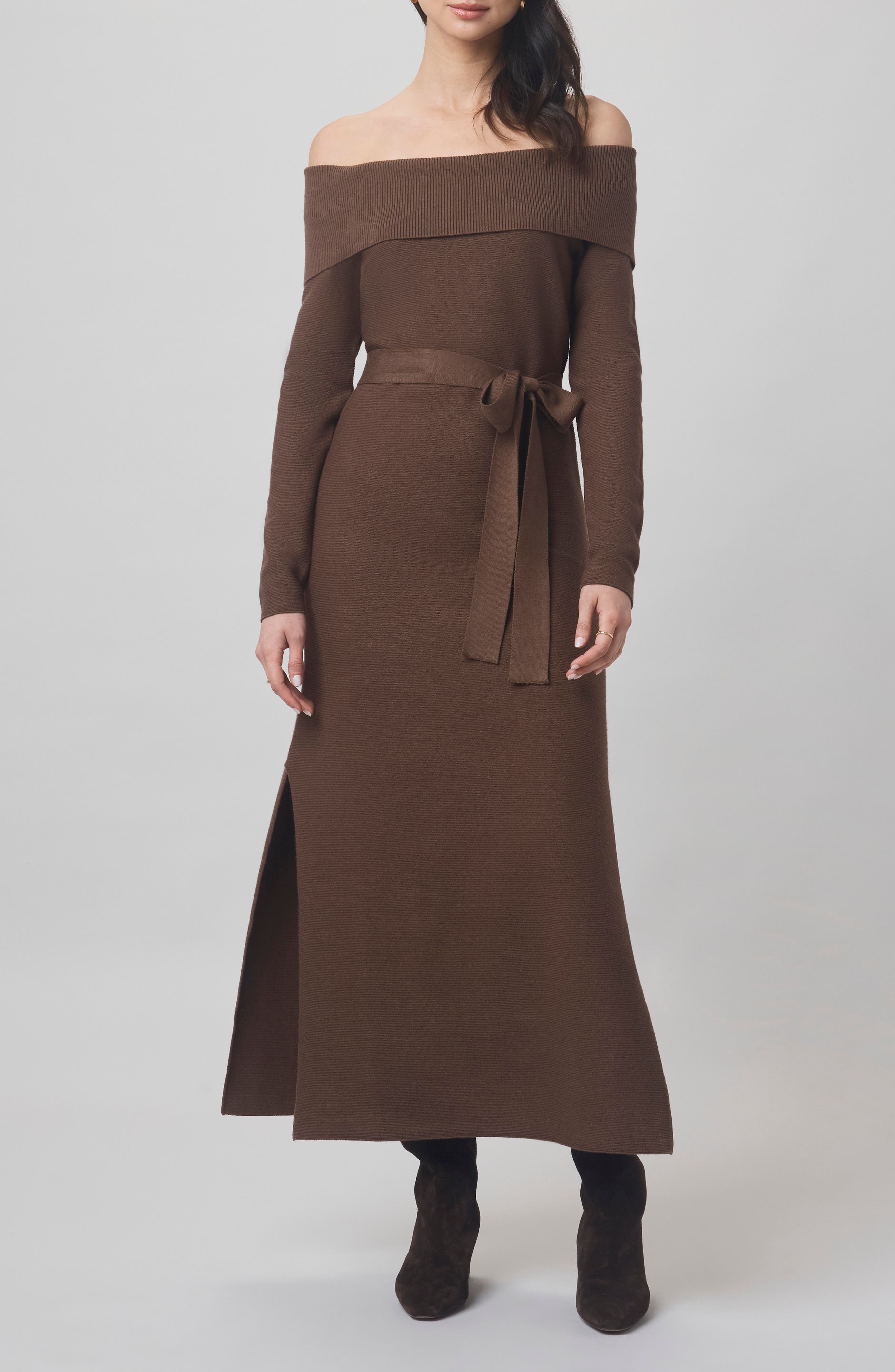 Splendid x @cellajaneblog Over the Shoulder Sweater Dress