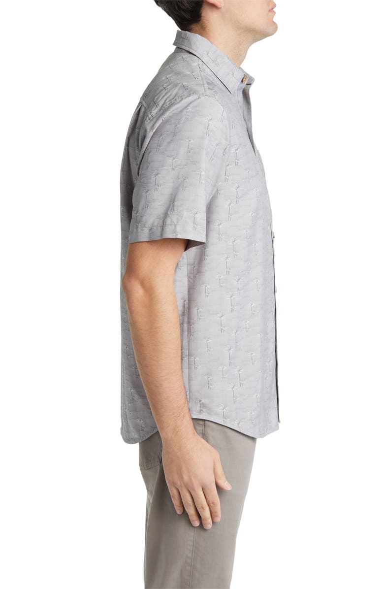 Tommy Bahama Mojito Bay Palm Row Coolmax<sup>®</sup> Short Sleeve Button-Up Shirt, Alternate, color, 