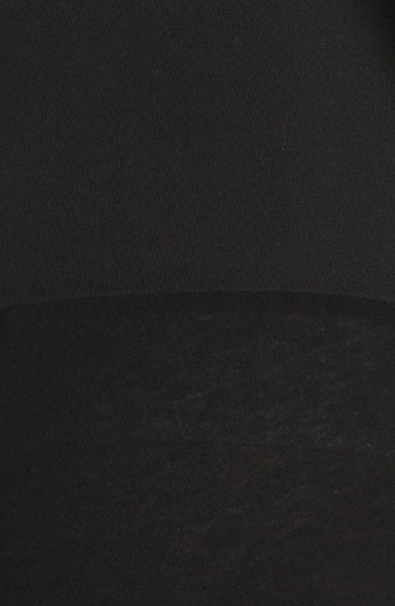 Maternal America Post Support Crop Maternity Leggings, Alternate, color, Black