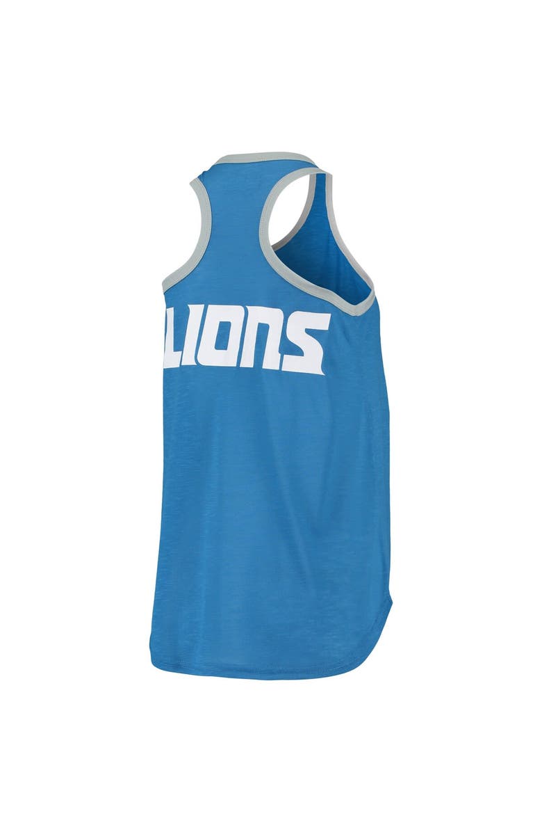 G-III 4HER BY CARL BANKS Women's G-III 4Her by Carl Banks Blue Detroit Lions Tater Tank Top, Alternate, color,