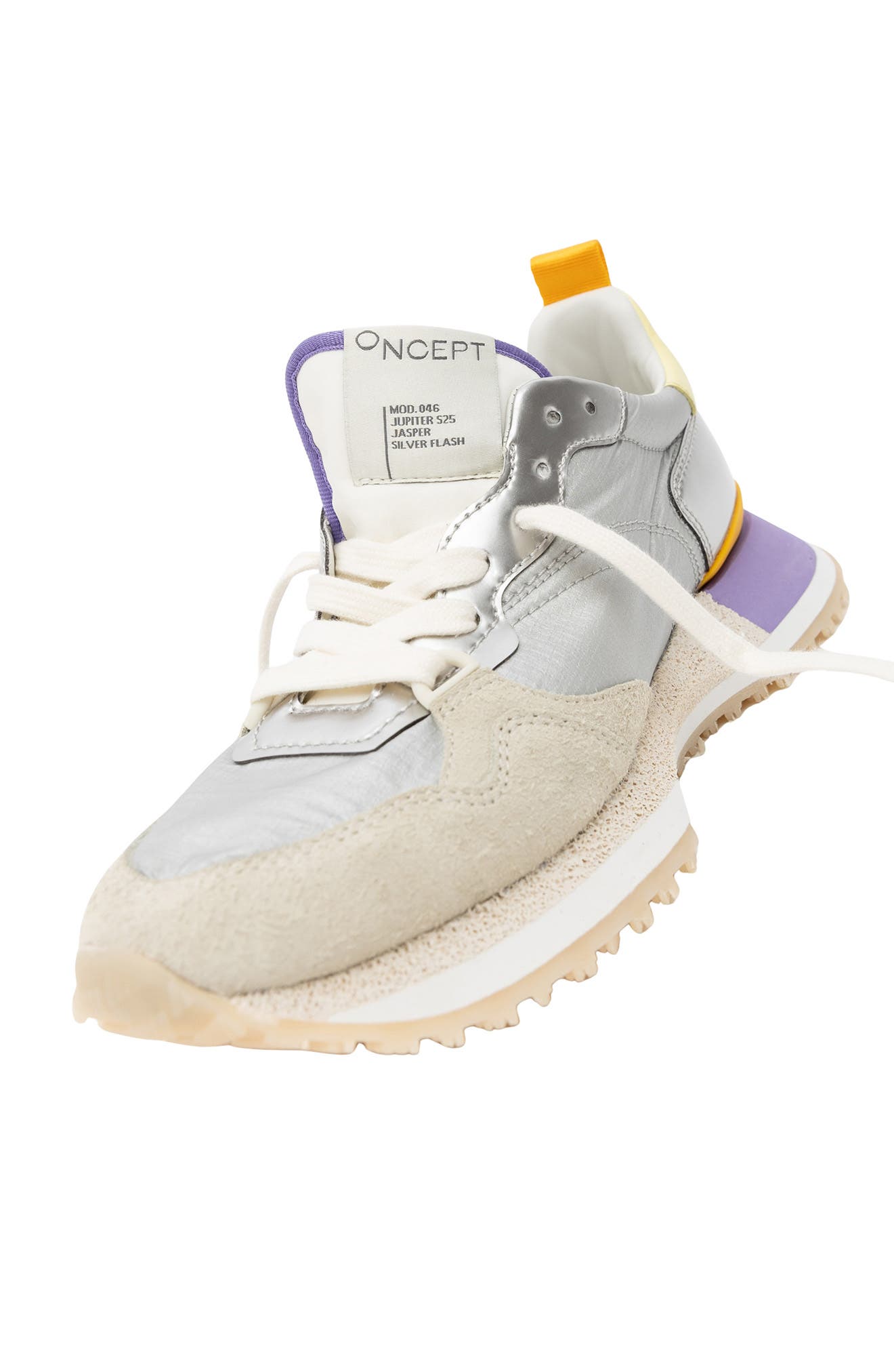Oncept Jasper Sneaker, Alternate, color, Silver Flash