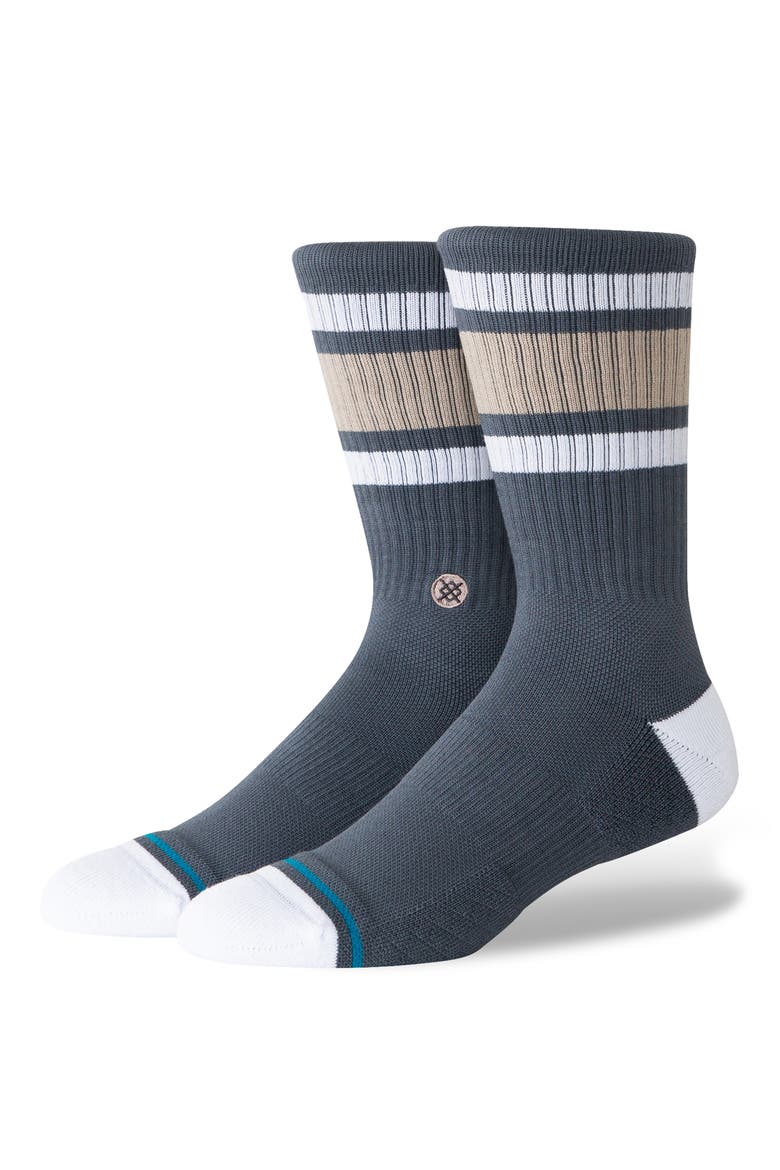 Signature Boyd Crew Socks, Main, color, TURBULENCE