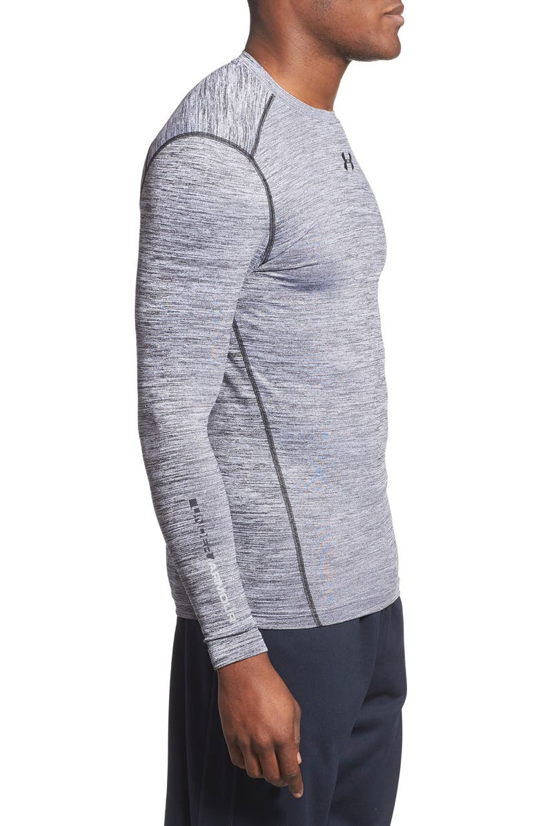 Under Armour ColdGear<sup>®</sup> Compression Fit Long Sleeve Training T-Shirt, Alternate, color, 