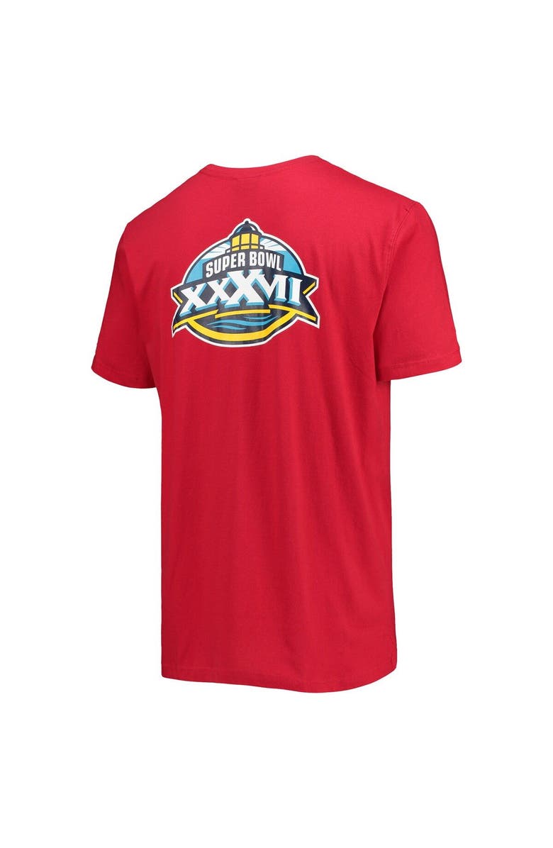 New Era Men's New Era Red Tampa Bay Buccaneers Patch Up Collection Super Bowl XXXVII T-Shirt, Alternate, color, Red