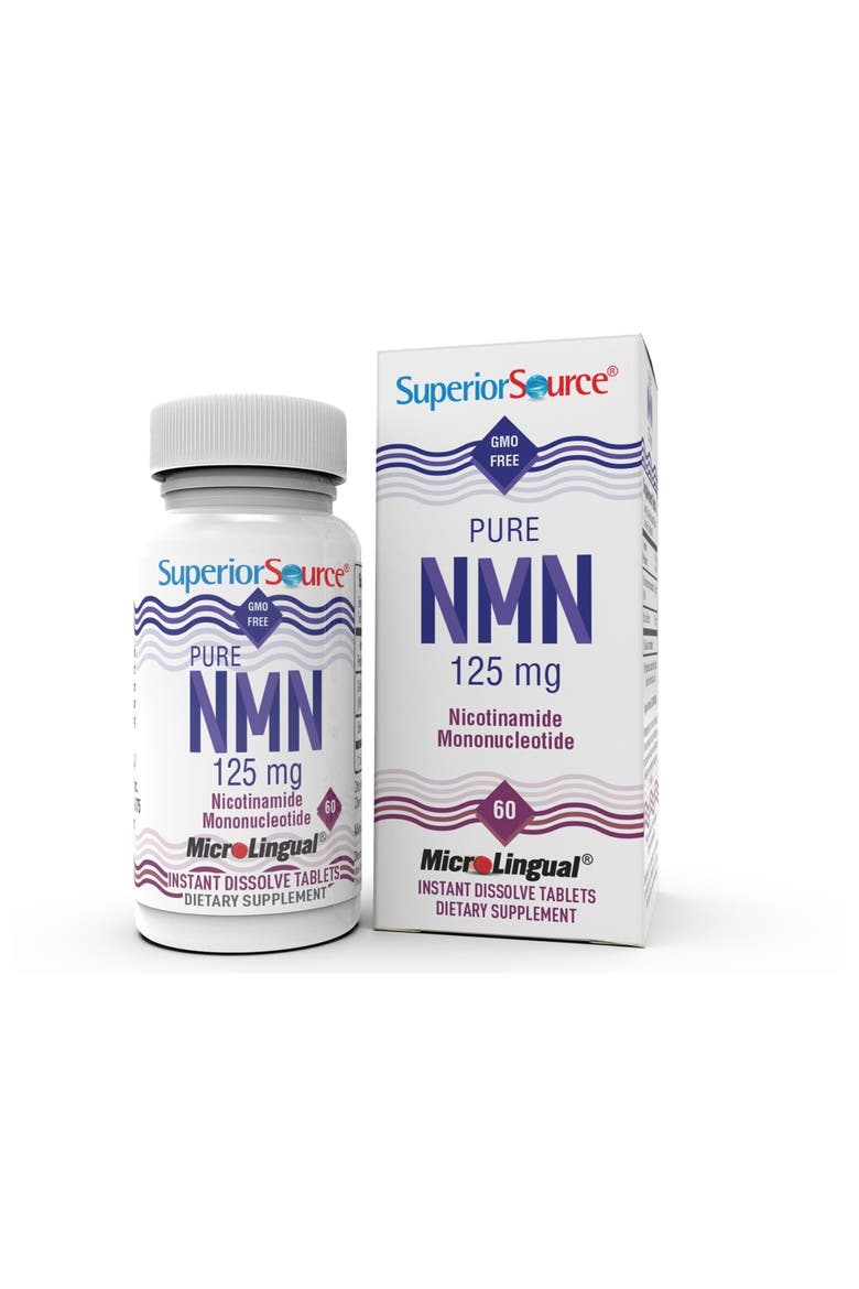 Stabilized NMN Nicotinamide Mononucleotide Sublingual Tablets, Main, color, White
