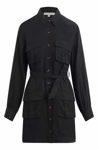 The Utility Glamour Long Sleeve Cargo Dress