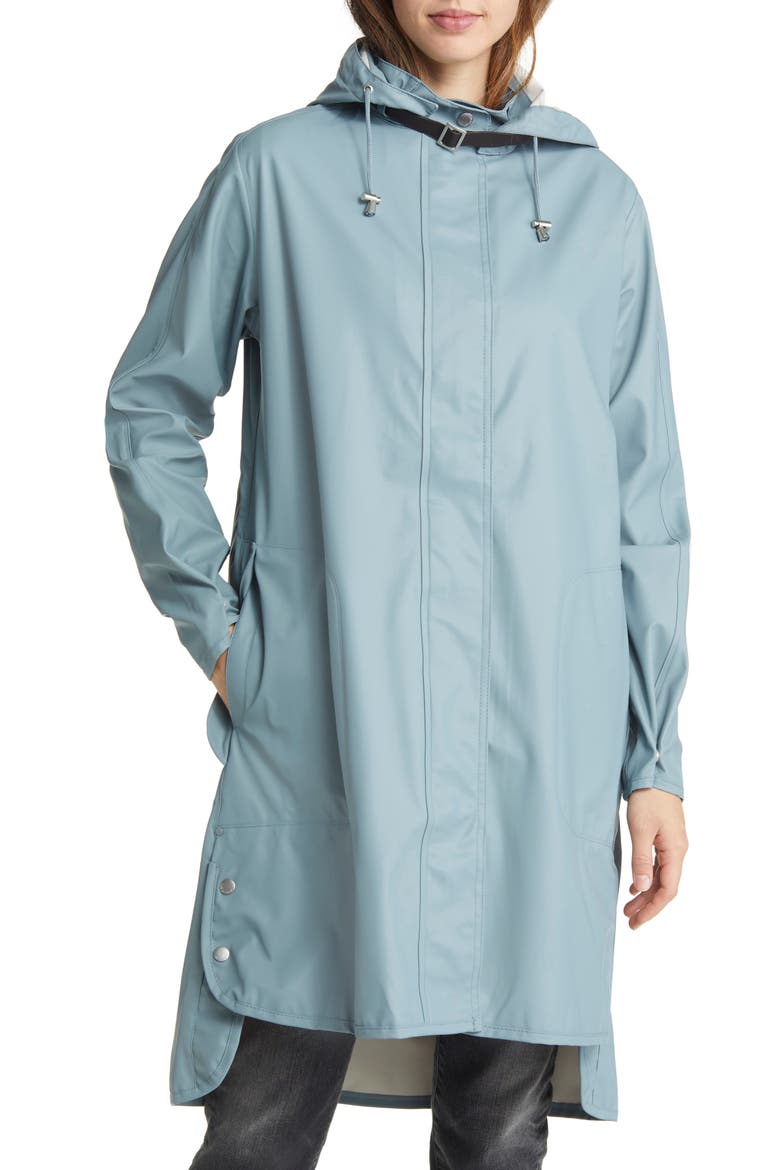 Hooded Raincoat, Alternate, color, BLUE CLOUD