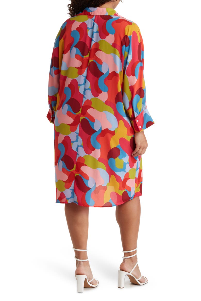 Brooklyn III Long Sleeve Shirtdress, Alternate, color, CIRCUS