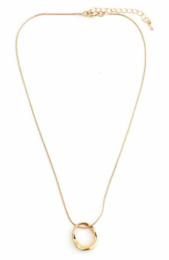 Panacea Circle Pendant Necklace