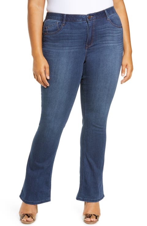 'Ab'Solution Itty Bitty Bootcut Jeans (Plus Size) (Nordstrom Exclusive)