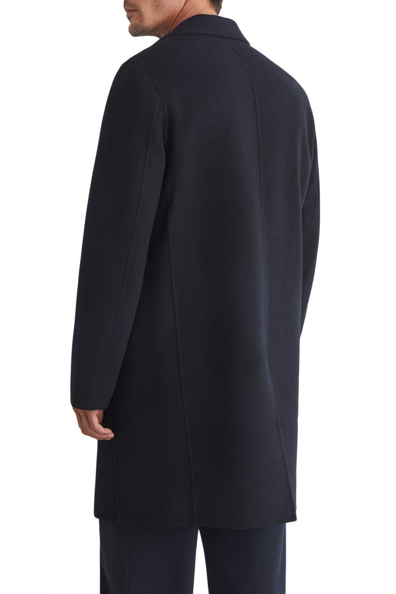 Knight Wool Blend Epsom Coat, Alternate, color, NAVY