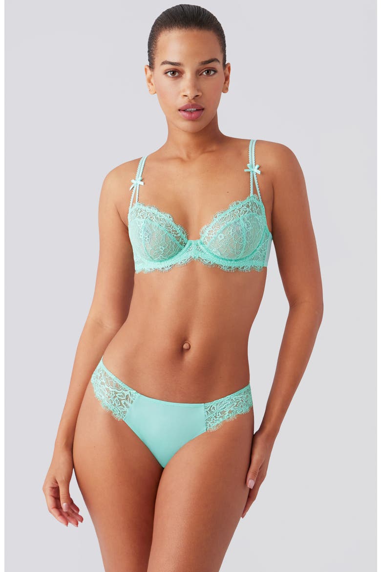 It's On Underwire Bra, Alternate, color, CABBAGE