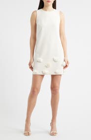 Anne Klein Rosette Shift Dress
