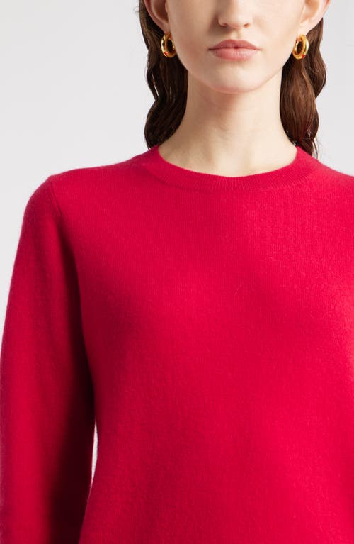 Nordstrom Cashmere Crewneck Sweater In Red