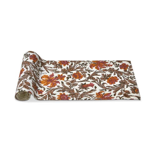 Grateful Gatherings Multicolor Cotton Table Runner Machine Washable