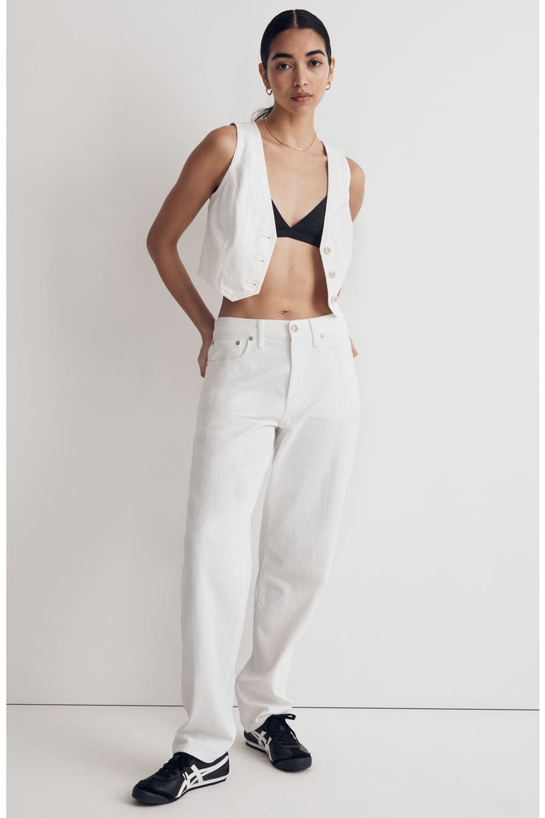 The Slouchy Boy Jeans, Alternate, color, TILE WHITE