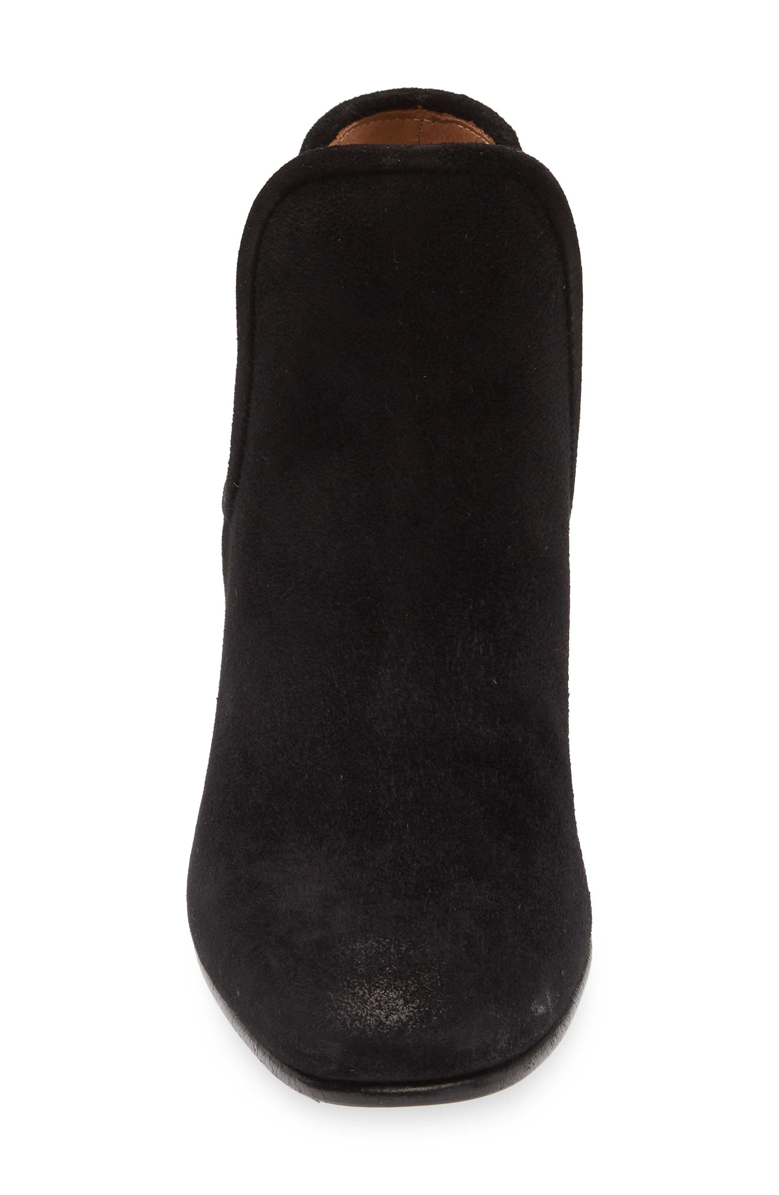 Pedro Garcia Xaine Block Heel Bootie, Alternate, color, Black Bessie Suede