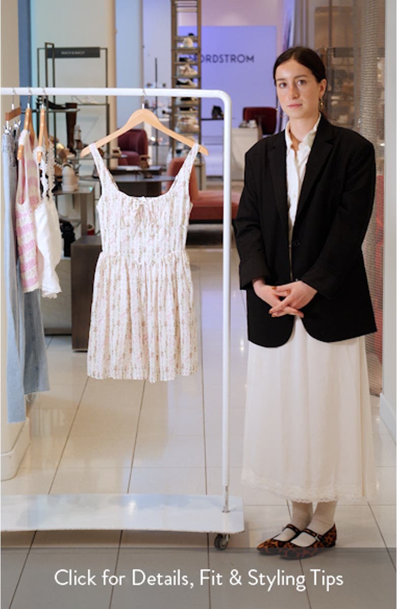 Square Neck Mini Sundress, sales video thumbnail