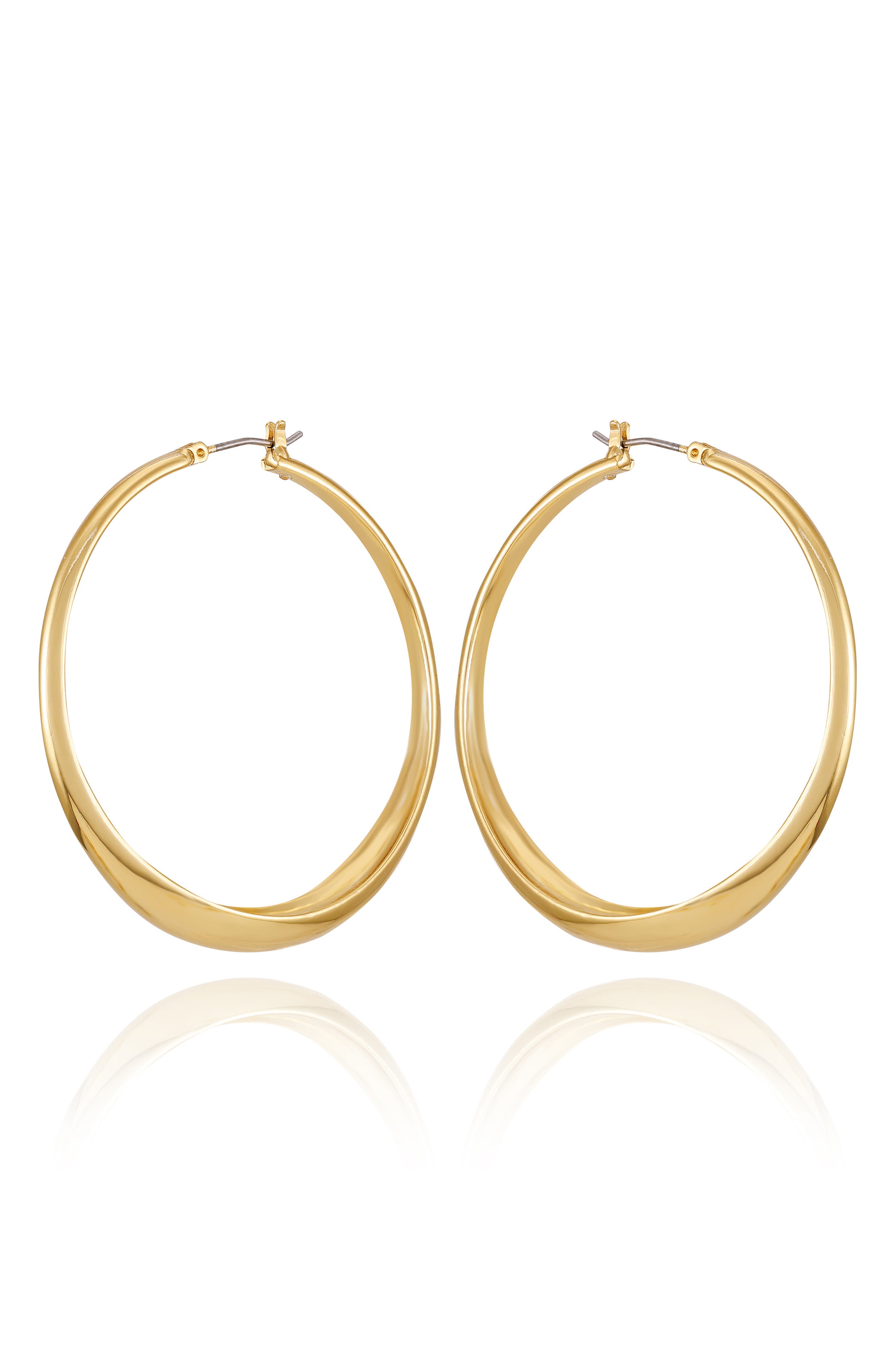 Vince Camuto Twisted Hoop Earrings