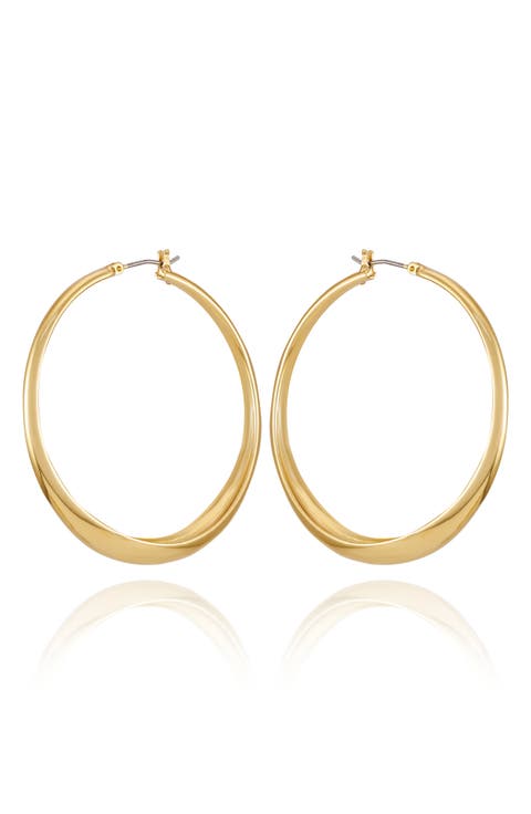 Twisted Hoop Earrings