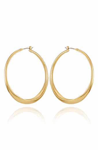 Vince Camuto Twisted Hoop Earrings
