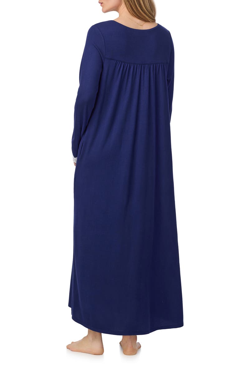 Long Sleeve Ballet Nightgown, Alternate, color, NAVY