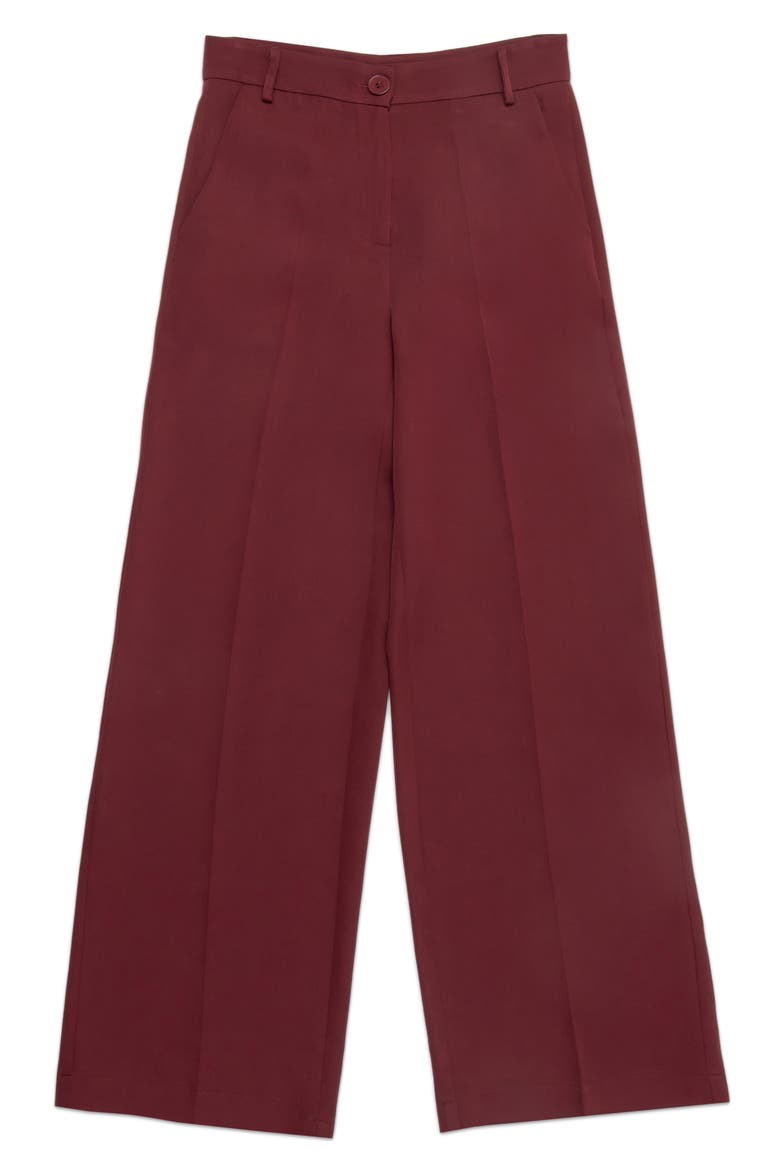 Alex Straight Leg Pants, Alternate, color, BURGUNDY