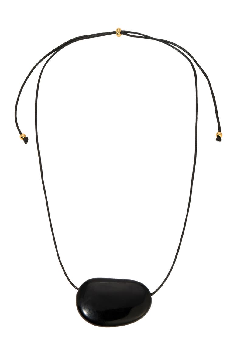 Julia Necklace, Alternate, color, Black/Black