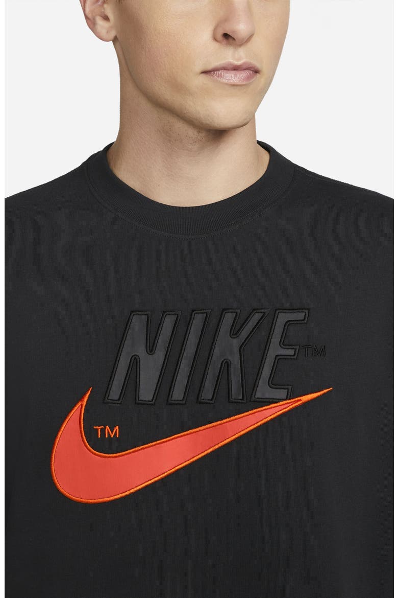 Sportswear Trend Max 90 Appliqué Graphic Tee, Alternate, color, OFF NOIR