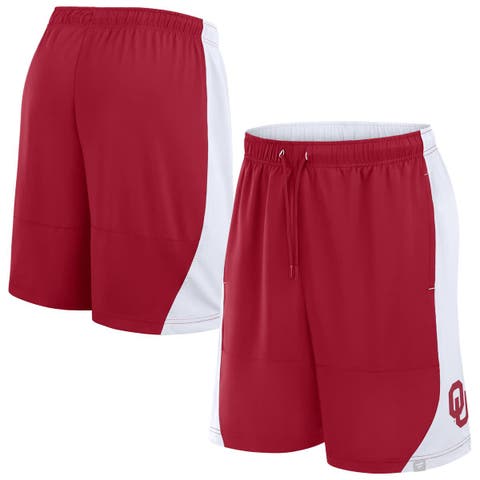 Men's Fanatics Crimson/White Oklahoma Sooners Strength Unleashed Shorts