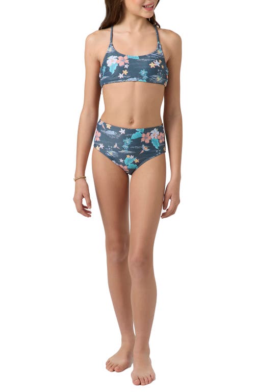 O'neill Kids' Floral Strappy Two-piece Swimsuit