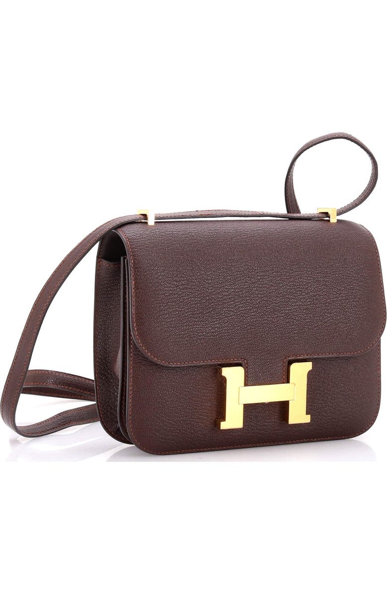 Pre-Owned Hermes Constance Bag Chevre Mysore 18, Alternate, color, Havane