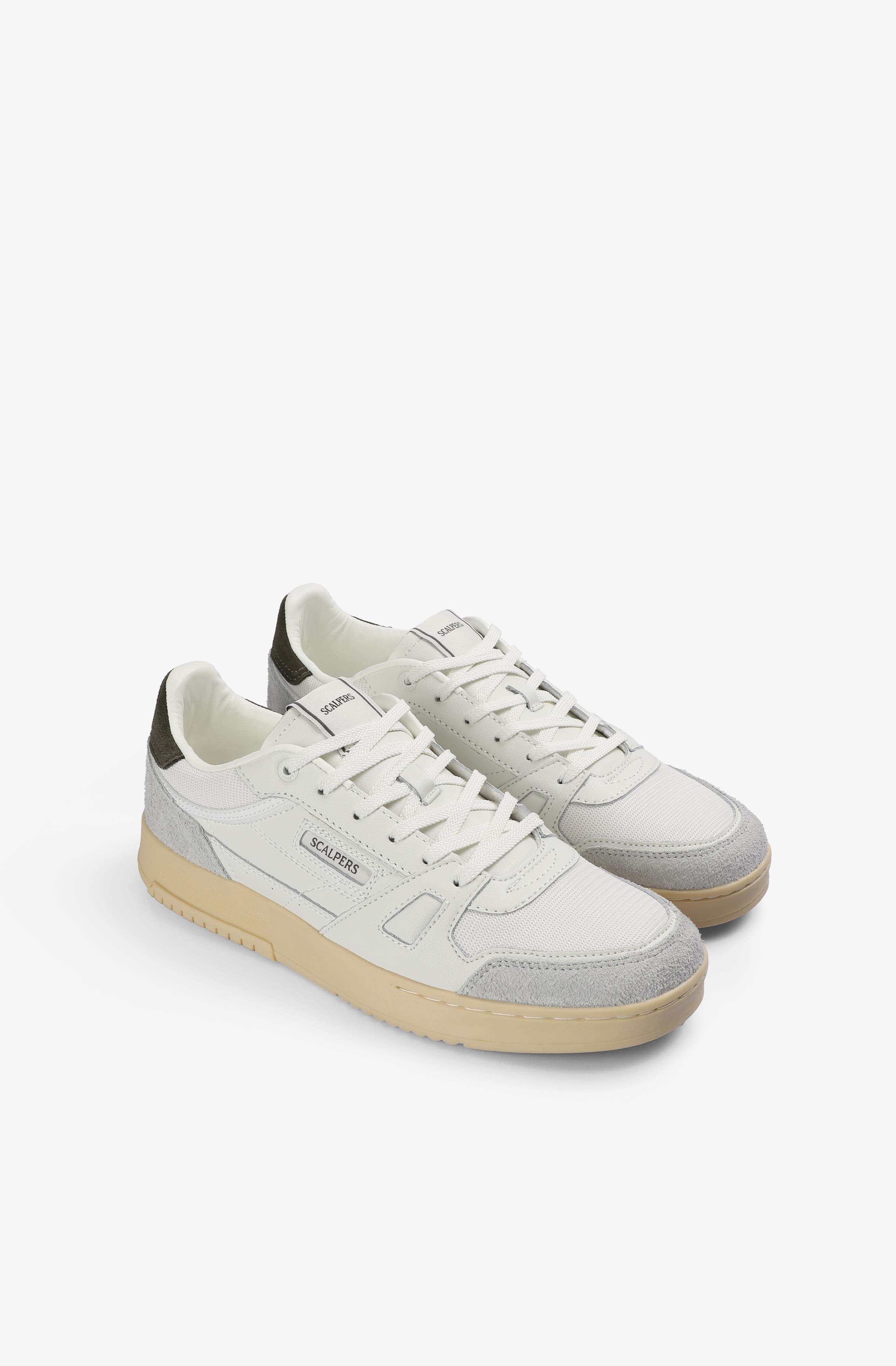 Scalpers Tenismiles Sneakers, Alternate, color, Whitekhaki